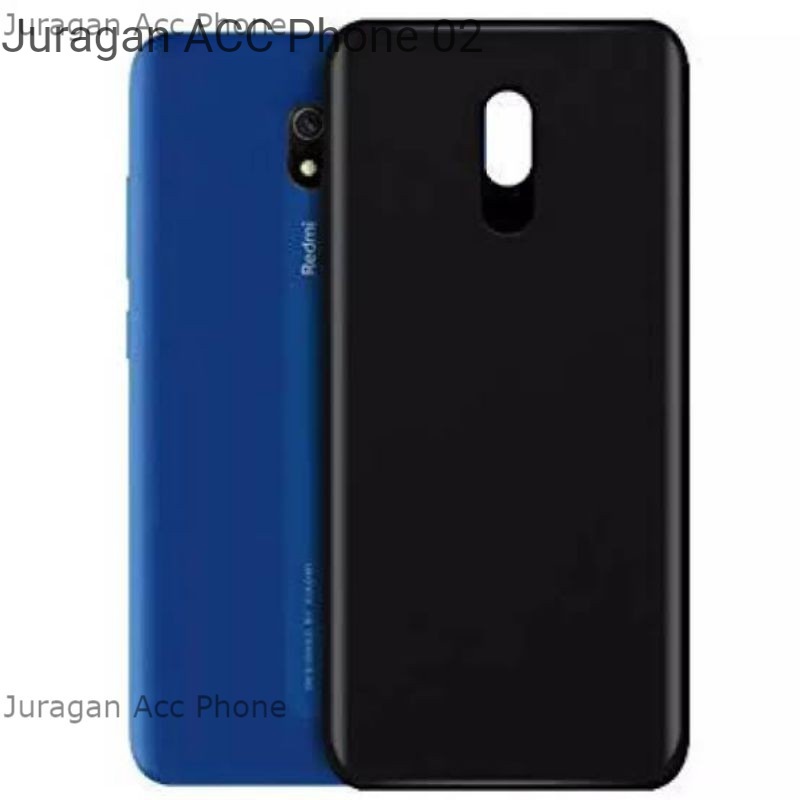 Soft Case Blackmatte Xiaomi Redmi 8A Pro Casing Silikon  Black Matte Hitam Xiaomi Redmi 8A Pro Terba