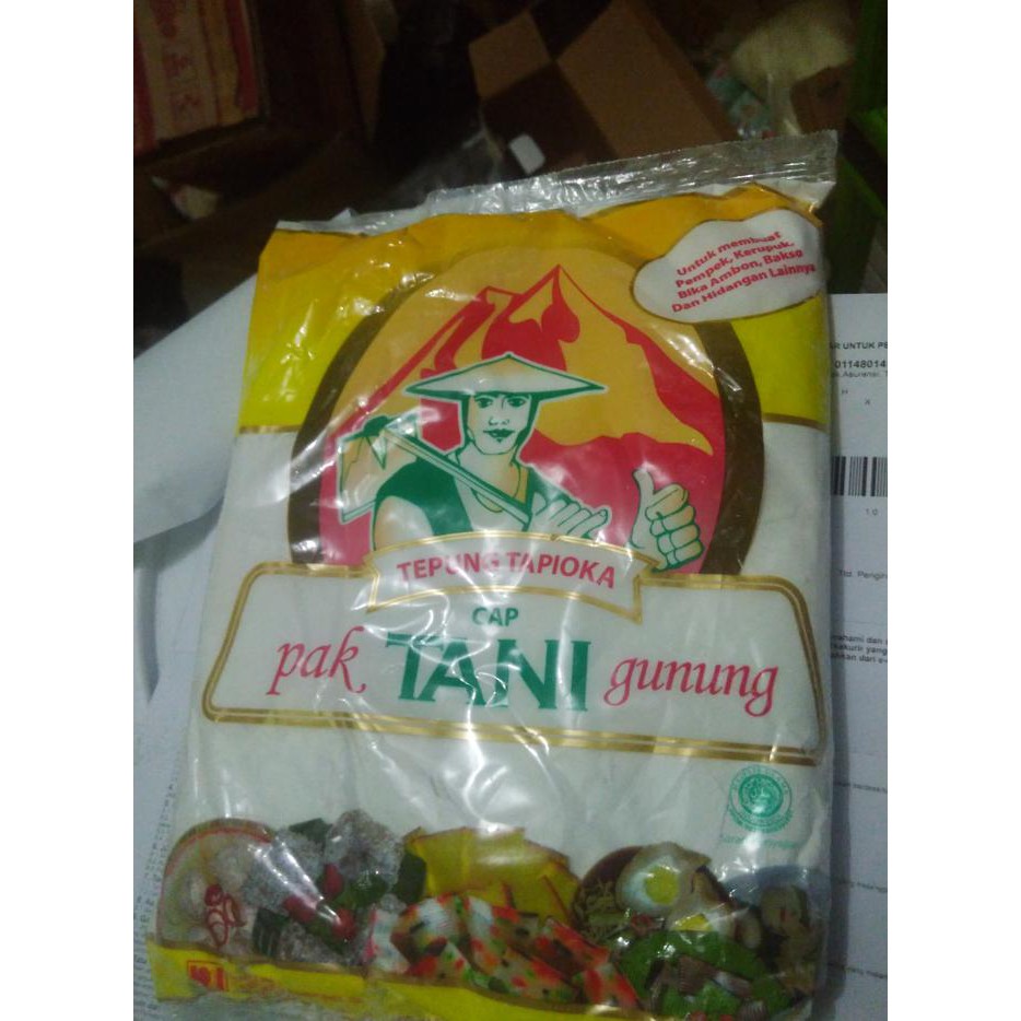 

Sale!! Tepung Sagu+Tepung Tapioka Pak Tani Gunung 500Gr+Kanji Berkwalitas Terbaru