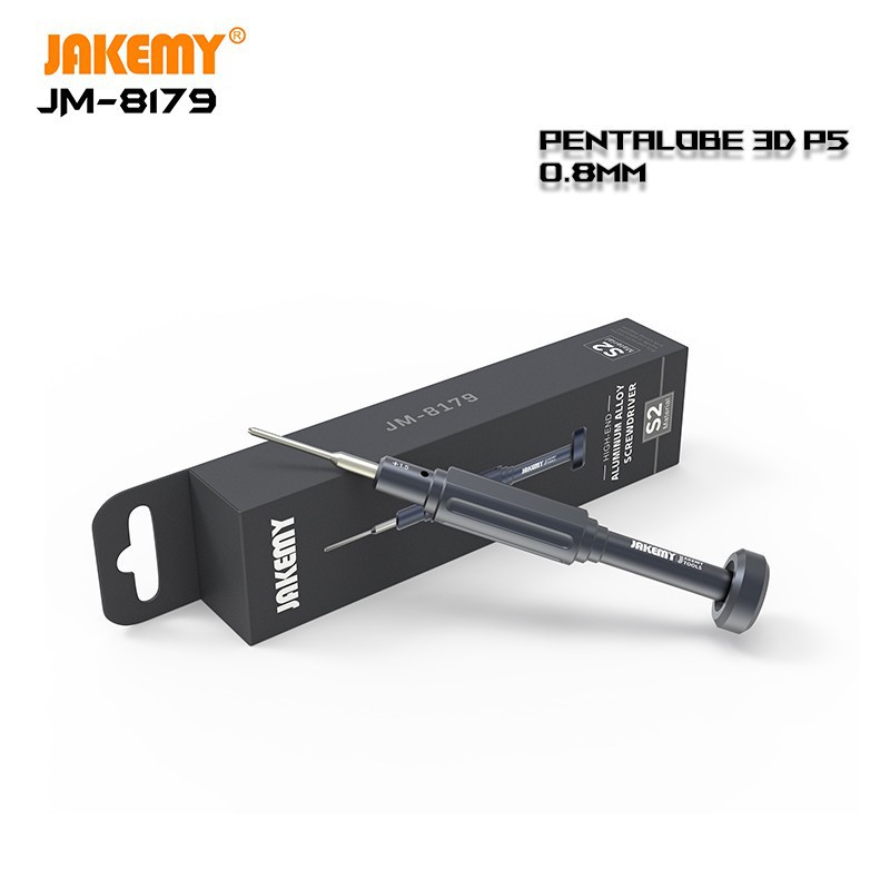 Jakemy JM-8179 Mini 3D Precision S2 Obeng Satuan Pentalobe P5 0.8m