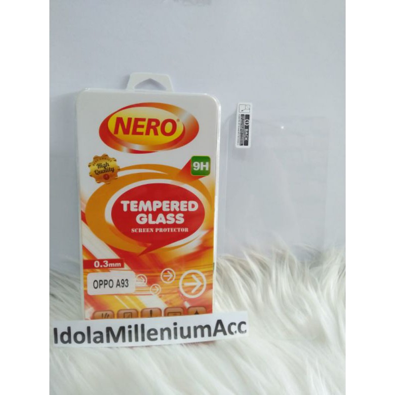 Tempered Glass Anti Gores Kaca Oppo A93 / Oppo A74 Screen Guard Nero