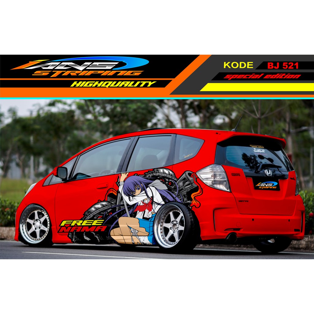 STICKER HONDA JAZZ / STICKER CALYA / STIKER AVANZA / STICKER MOBIL / STICKER BRIO / STICKER YARIS