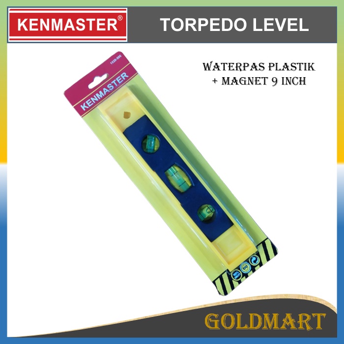 Waterpass Magnet 9 inch - Kenmaster Torpedo Level Magnetic