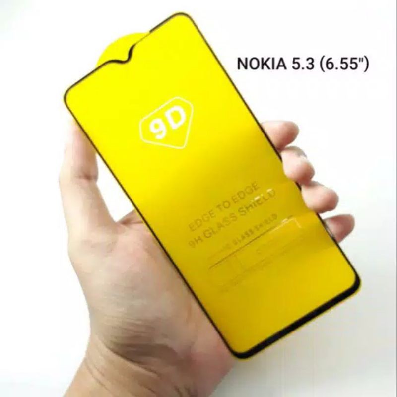 NOKIA 5.3 TEMPERED GLASS 9D FULL COVER FULL GLUE