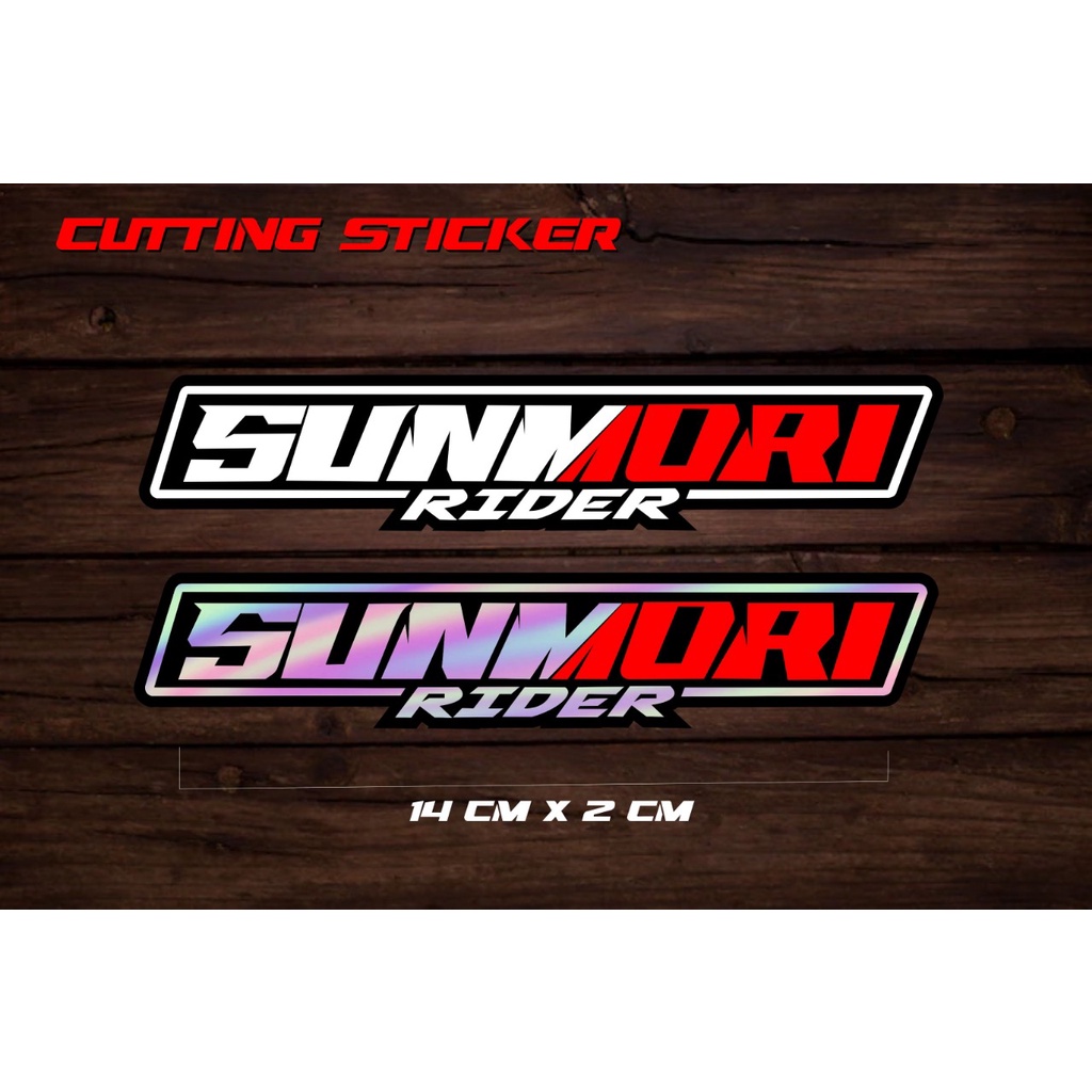 cutting sticker sunmori rider.
