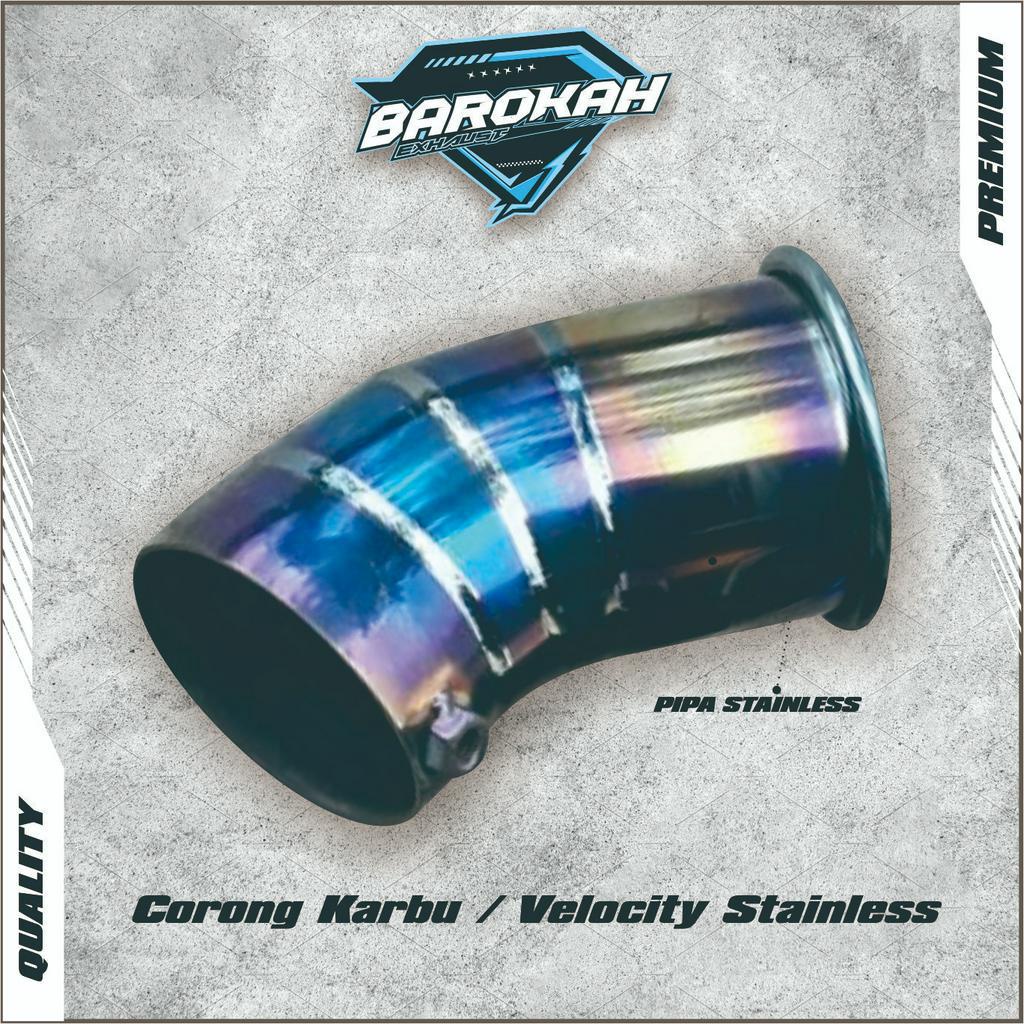 Corong Karbu / Velocity Stainless - Tiger, Cb, GL Karbu PE28 PNP