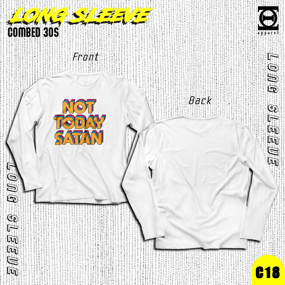 KAOS PUTIH LENGAN PANJANG NTS || KAOS PUTIH LENGAN PANJANG PRIA || KAOS PRIA