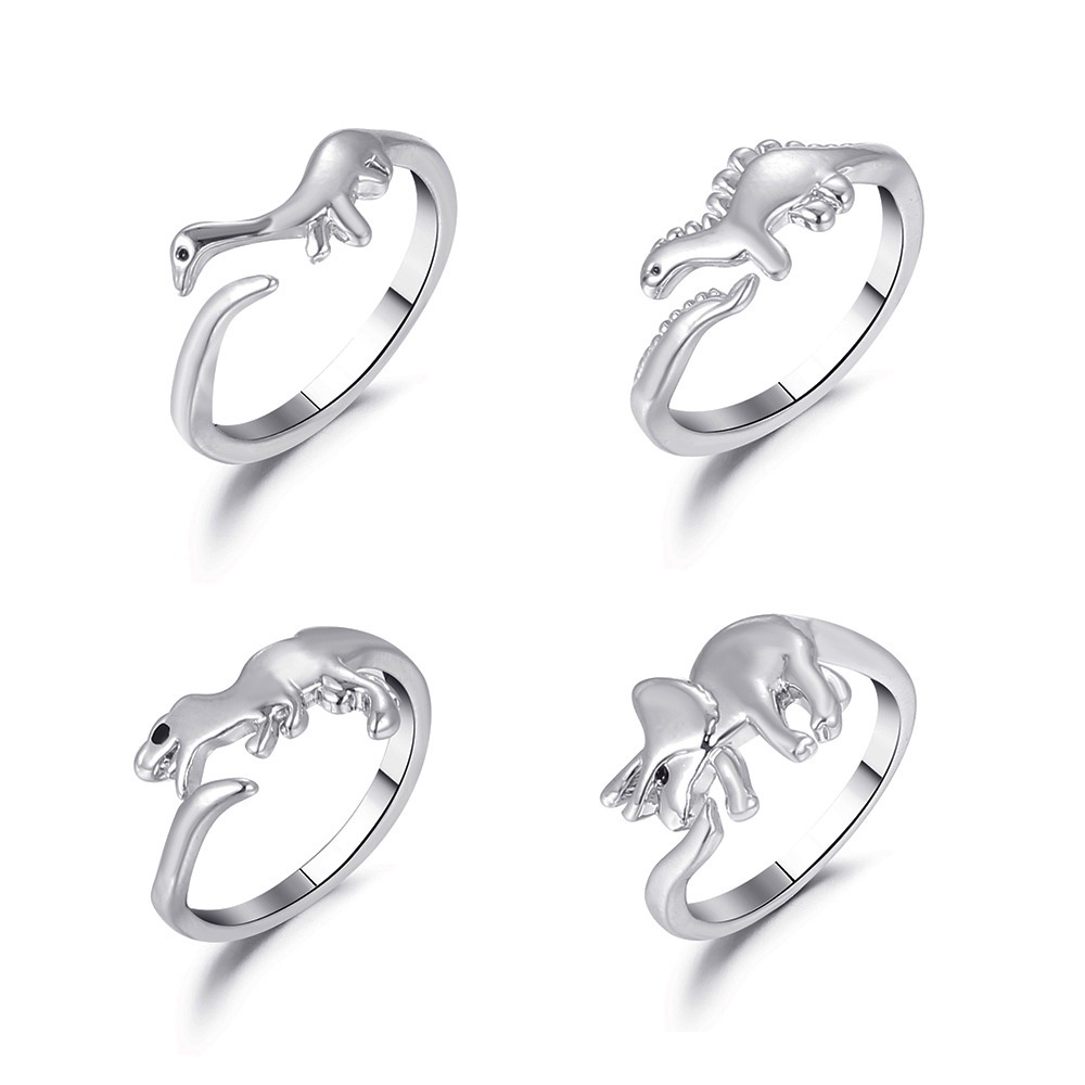 【COD Tangding】Cincin Model Dinosaurus Untuk Wanita