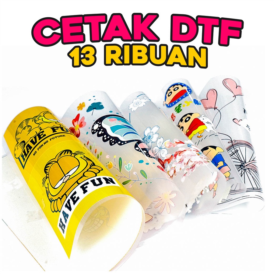 JASA PRINT CETAK DTF A3 / A4 - CETAK DTF SIAP PRESS