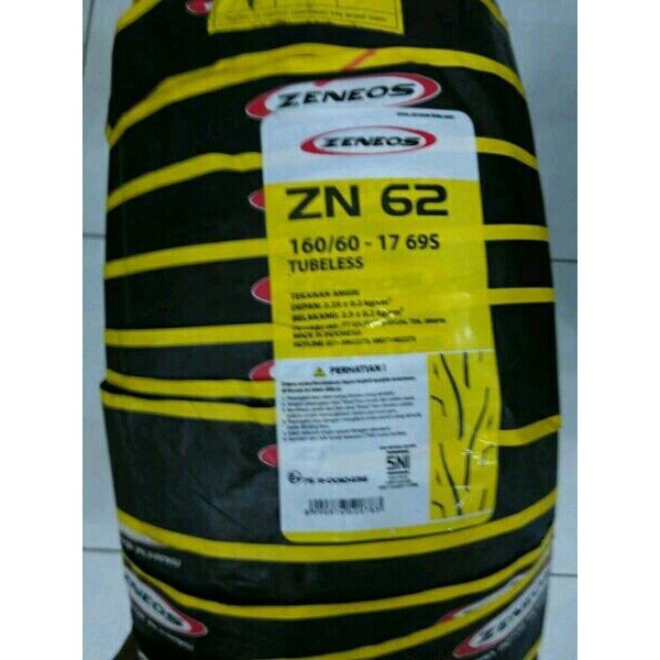 ban luar zeneos 160 60 17 zn62 tubeless HAM