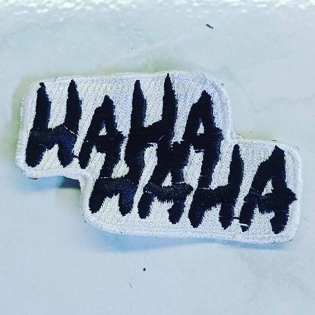 Emblem patch bordir ha ha ha