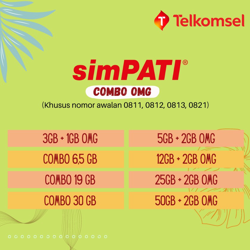 Simpati Combo OMG & Simpati Internet  | Paket Data Telkomsel Murah