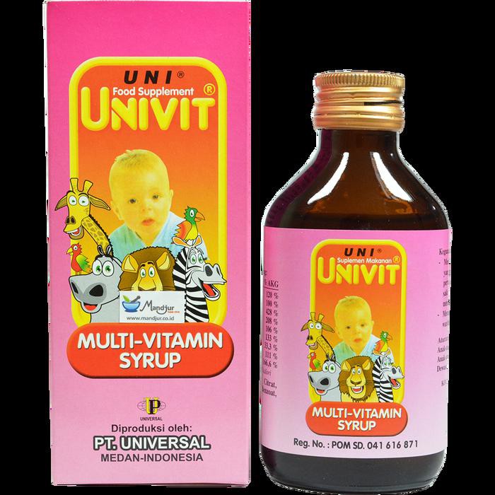 Jual UNIVIT SYRUP 100 ML - SUPLEMEN MULTIVITAMIN DAN DAYA TAHAN TUBUH ...