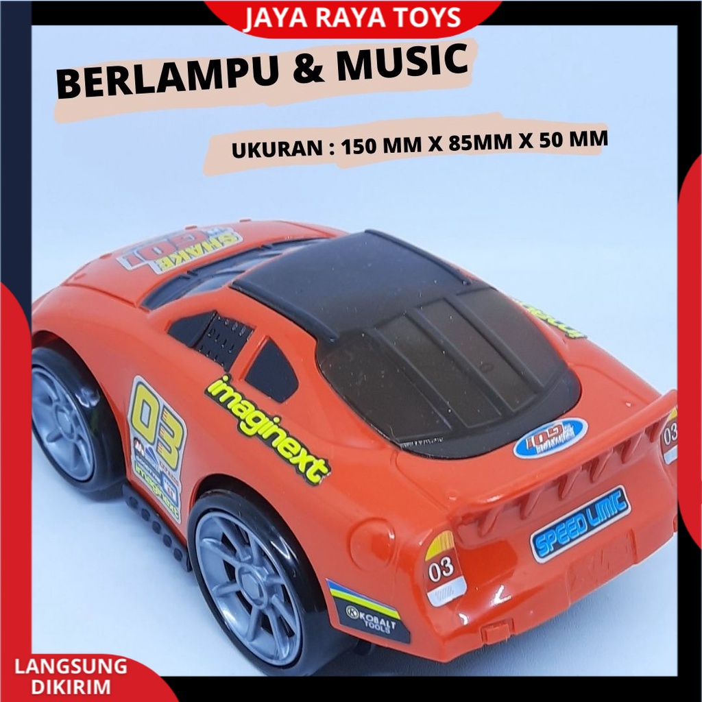 Mainan anak mobil -Mobilan Super Cars Racing Vehicle Berlampu bersuara versi terbaru