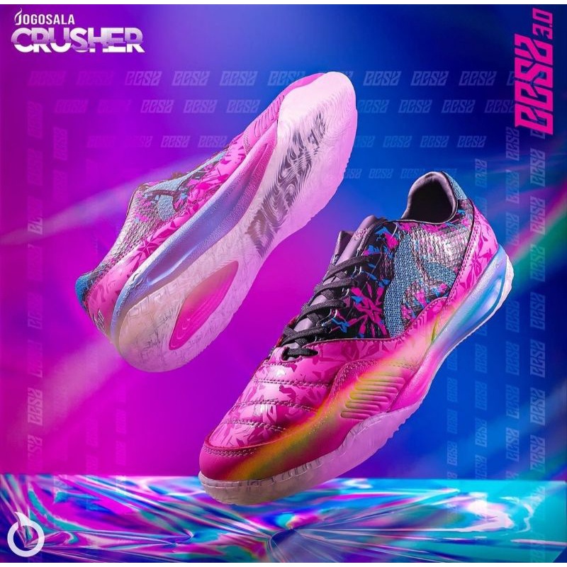 Sepatu Futsal Ortuseight Jogosala Crusher BBS SE Magenta
