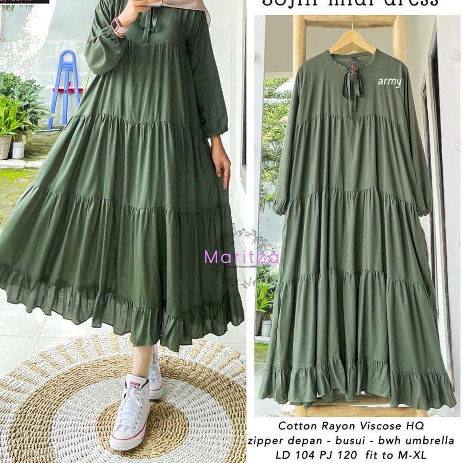 SAFINA MIDI DRESS / MIDI DRESS / SOJIN MIDI DRESS / DRESS / DRESS RAYON / FASHION MUSLIM / TUNIK "KT