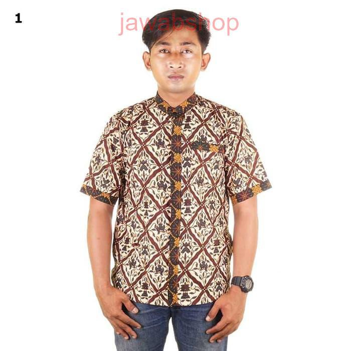 Baju Koko Batik  Abrar Motif 1 - Katun Primisima