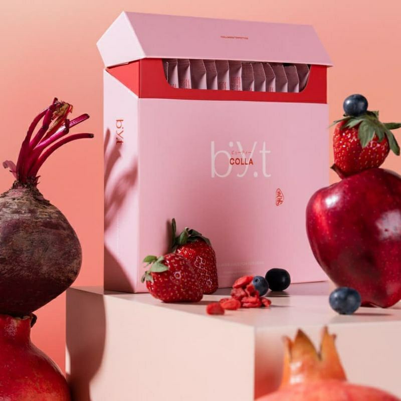 BYT COLLA 1BOX ISI 16 SASET BYT COLLA COLLAGEN DRINK GLUTATHIONE ORI BPOM HALAL BY PAOPAO