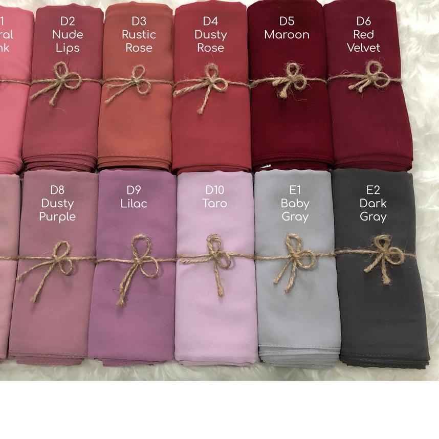 ℗ Heavy Chiffon Pashmina / Arabian Pashmina Premium Quality Chiffon hijab Import Hijab Mayalsian ✬