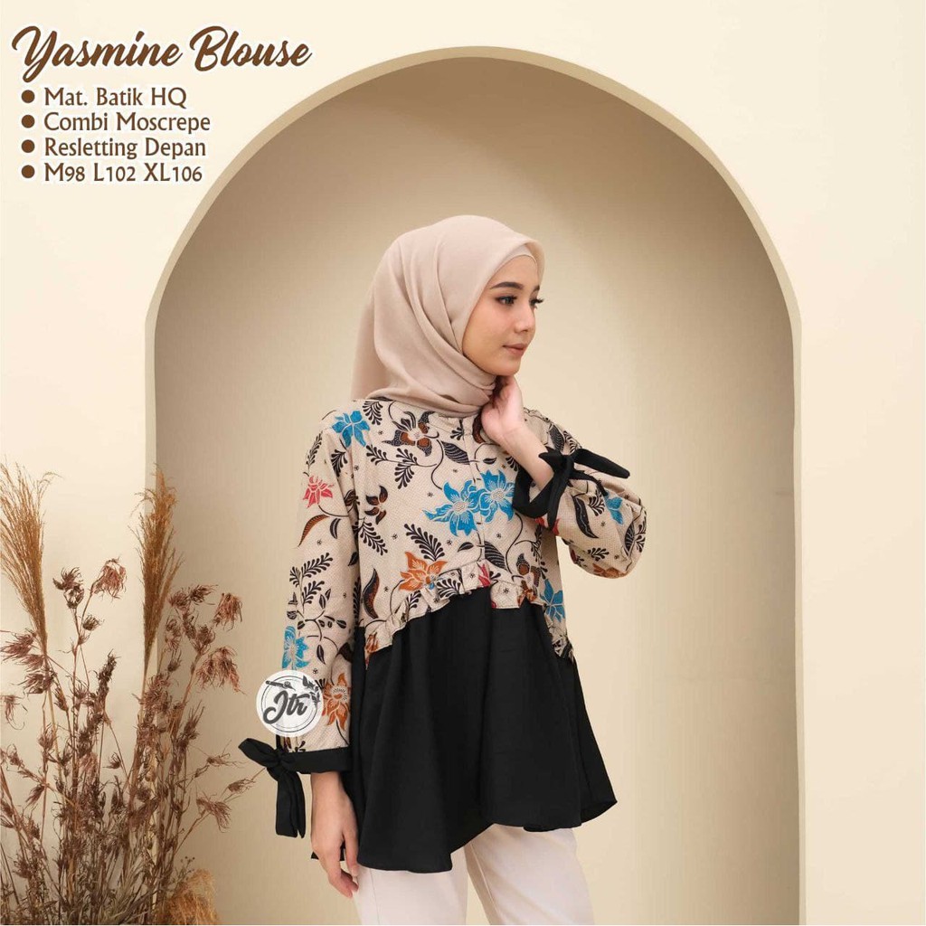 Atasan Batik Wanita PPBTK07 Modern Batik murah Cassual Atasanbatik Wanitabatik /Atasanwanita-1