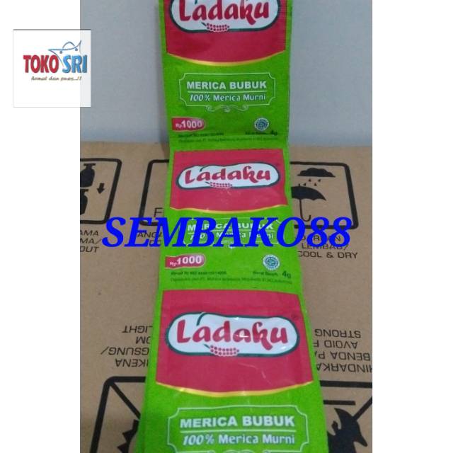 

LADAKU MERICA BUBUK SACHET 4GR 1RENCENG ISI 12BKS