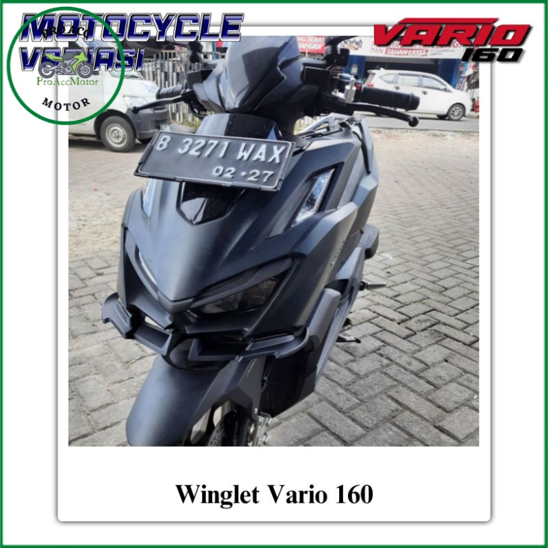 Winglet Vario 160 Carbon ABS Premuim Wingled Vario 160 Click 160