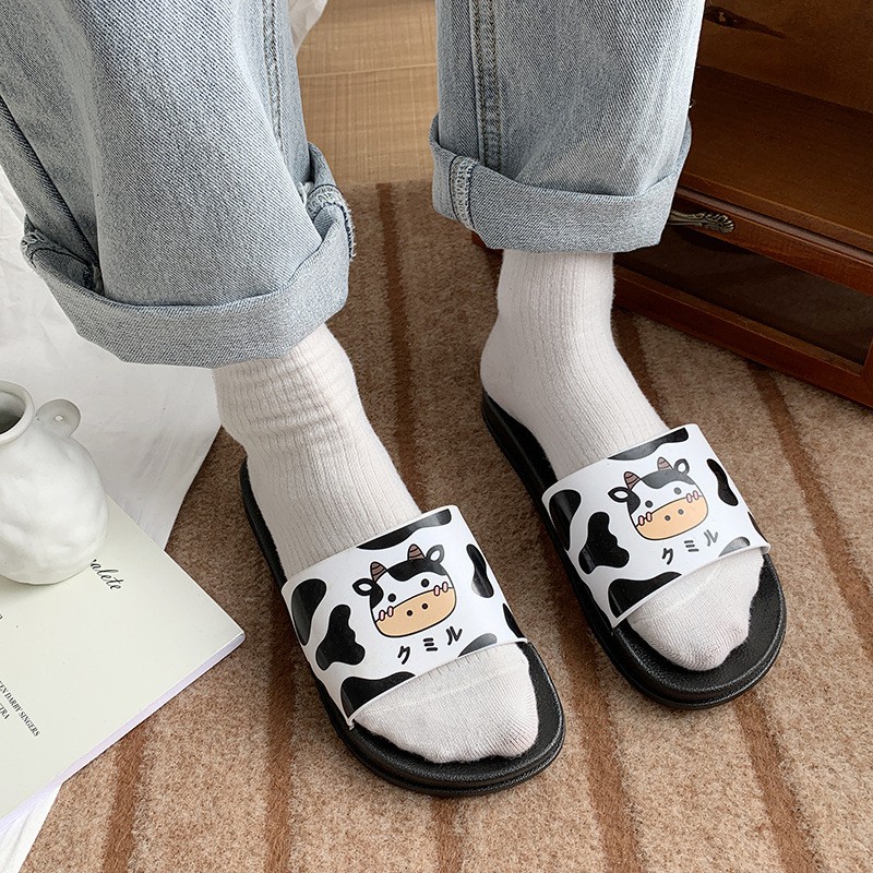 BIG  SALE SANDAL KARET MOTIF SAPI COW / SANDAL SLIP