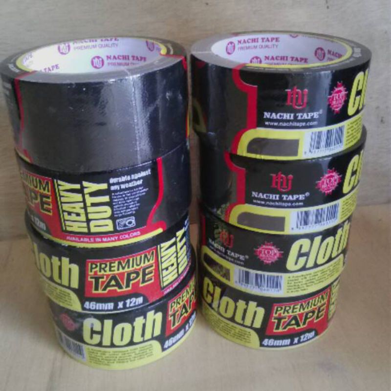 

PROMO Lakban jilid lakban kain nachi hitam besar 2" x 12meter