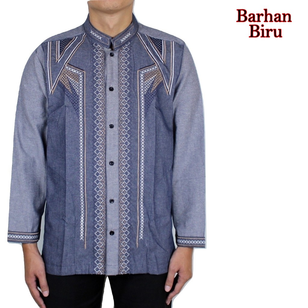  Baju Koko Pria Dewasa Bordir Modern Terbaru 45 Shopee 