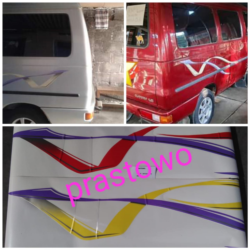 Sticker Stiker Striping Lis Body Suzuki Carry FUTURA 15 GX Shopee Indonesia