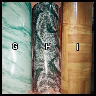 Perlak Meja Lantai Karpet Vinyl Spons Vinil Motif Serat ...