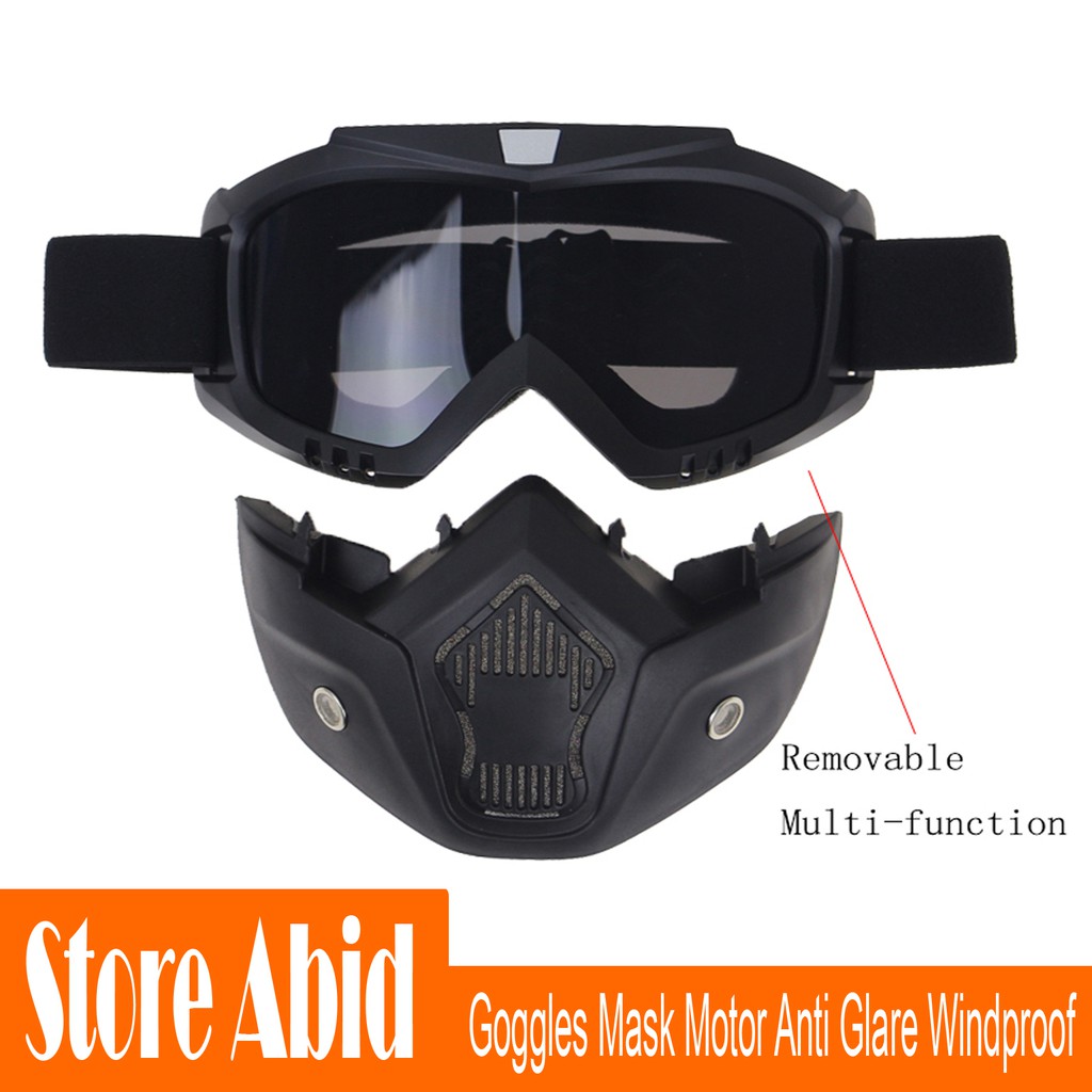 Goggle Mask / Google Masker / Kacamata Masker Motor Retro Windproof