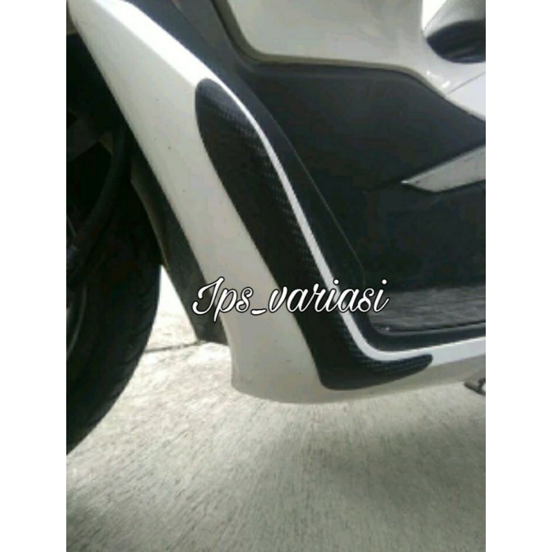 Cover Pelindung Dek Pijakan Kaki Depan Carbon Kevlar PCX 150 Lokal