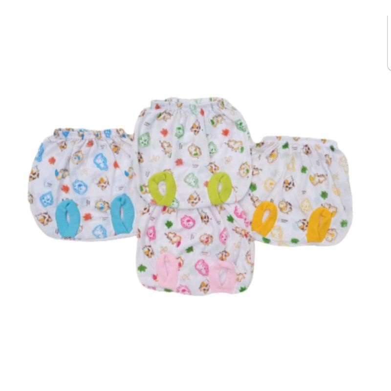 Celana Kacamata Bayi motif Tabur isi 1 Lusin / Celana Pop Tabur motif, Bahan PE Halus Tebal