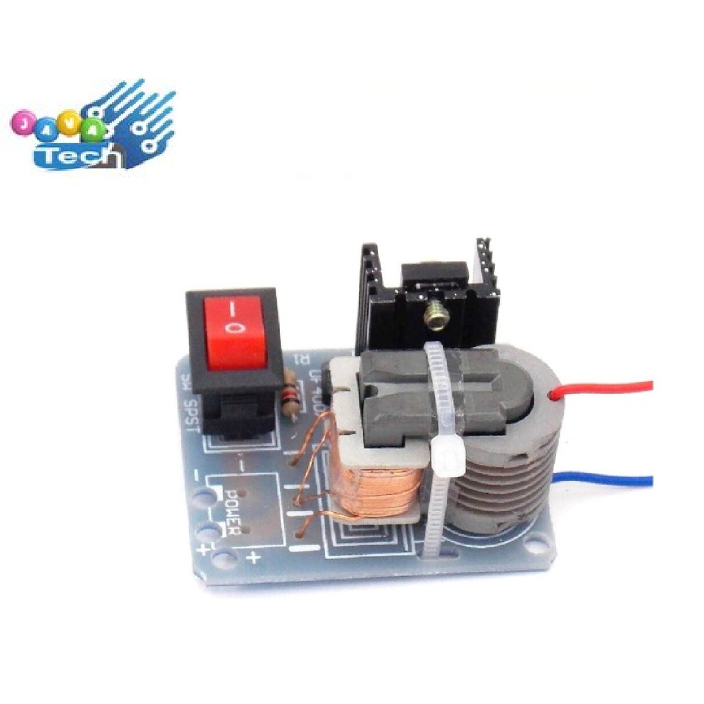 Kit Modul DIY Generator Tegangan Tinggi 15kV Spark Arc Ignition Coil