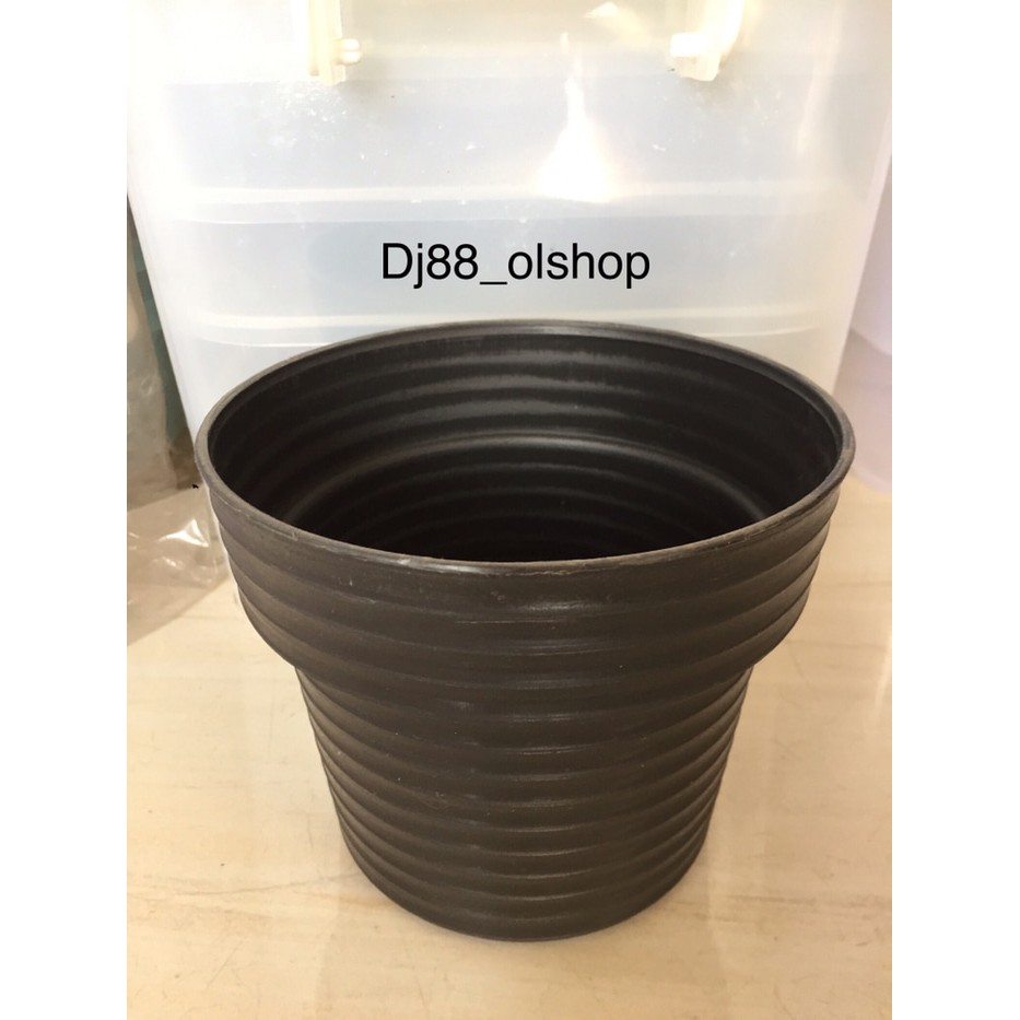 Unik Pot Bunga Plastik 14 cm / Pot Tanaman Kecil Diskon