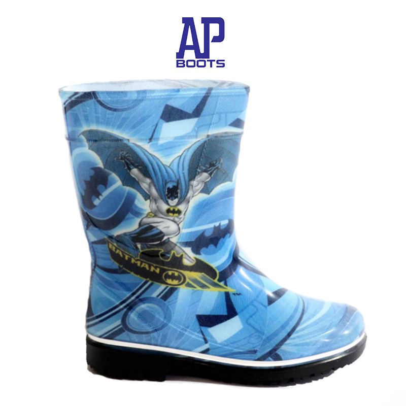 AP Boots Kids 2012 BATMAN DOUBLE TROUBLE / Sepatu Boot Anak Karakter