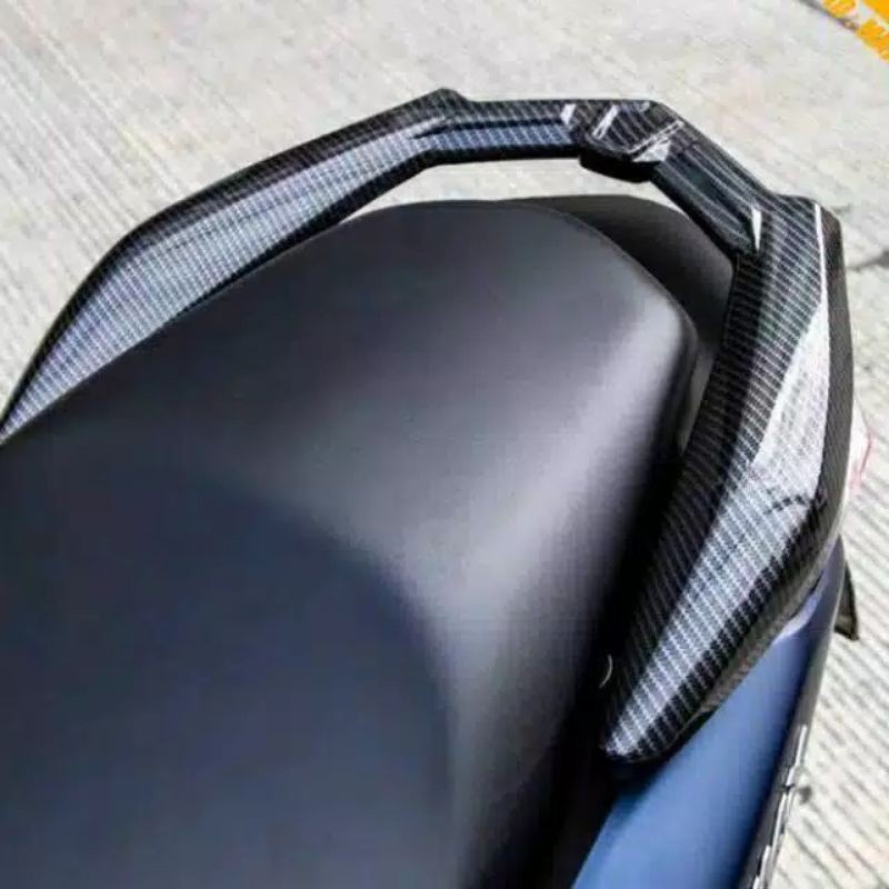 Cover Tutup Behel Nmax New 2021 2022 Carbon NEMO / Cover Behel Karbon Original Nemo N max Variasi Nmax Aksesoris Nmax 2021 2022