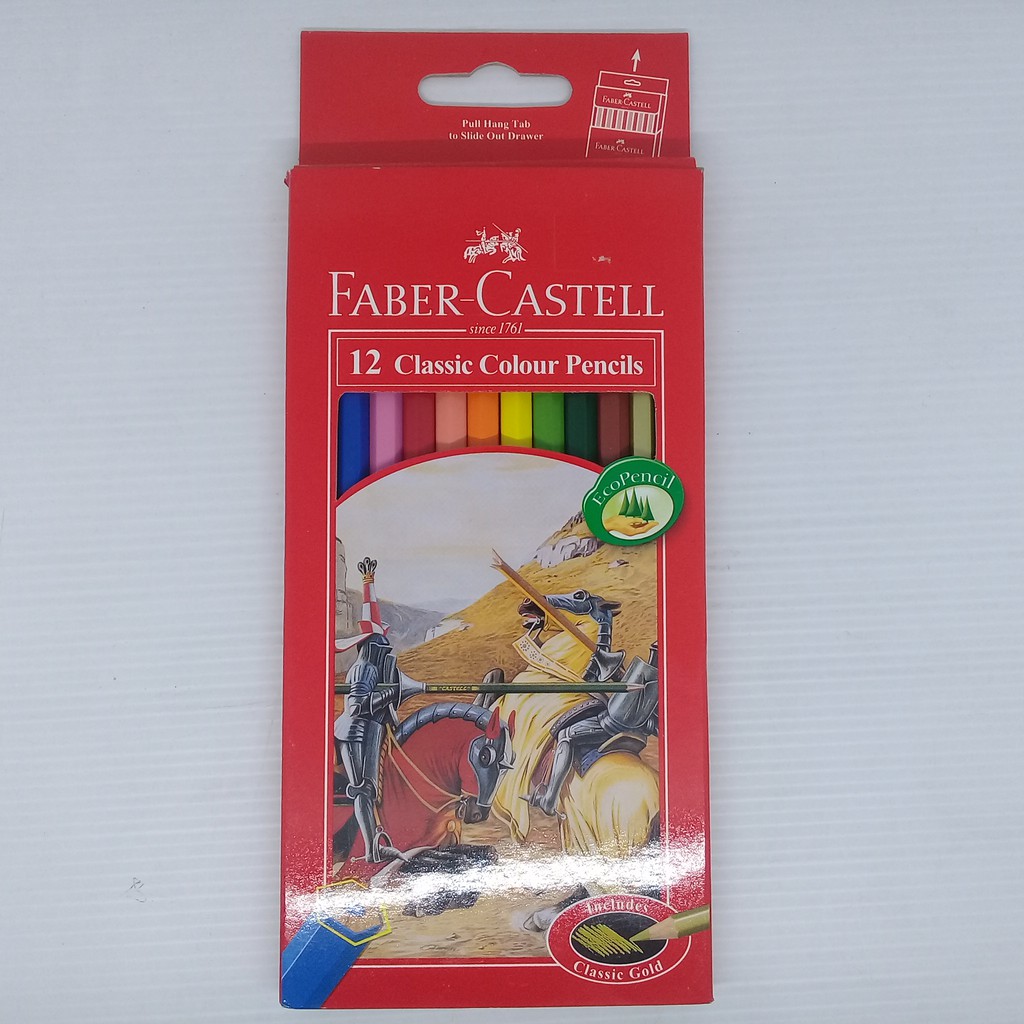 

alat tulis Pensil Warna Faber-Castell isi 12 Warna Perlengkapan Menggambar