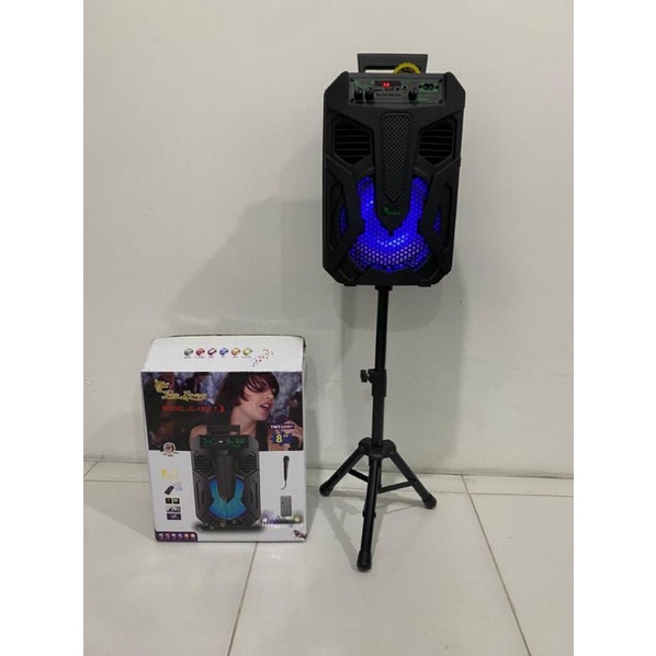 speaker jl 1938 T bulan 8 inchi. free mic karaoke
