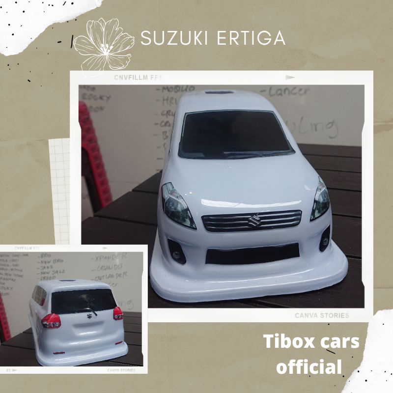 (Bisa request)Box tisu bentuk miniatur mobil ERTIGA