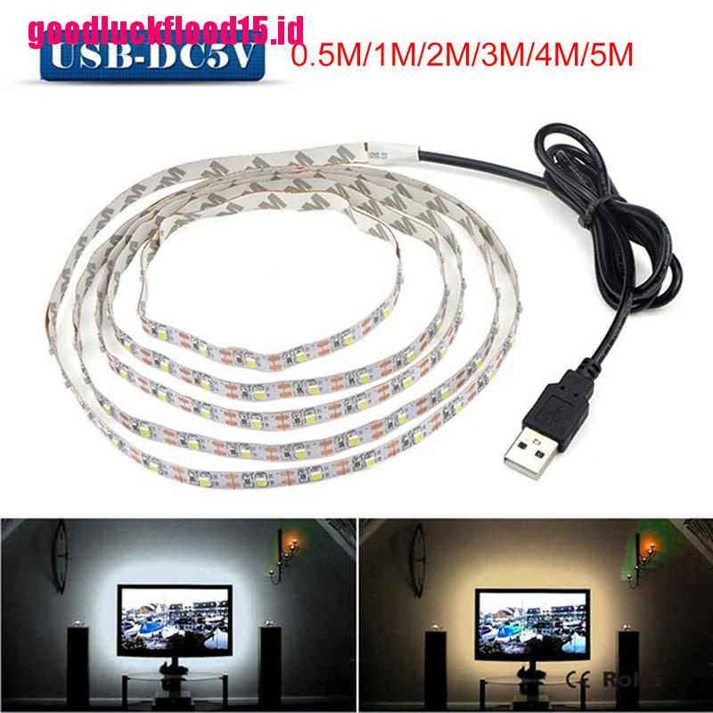 (LUCKID) Lampu Strip LED 5V Untuk Dekorasi TV