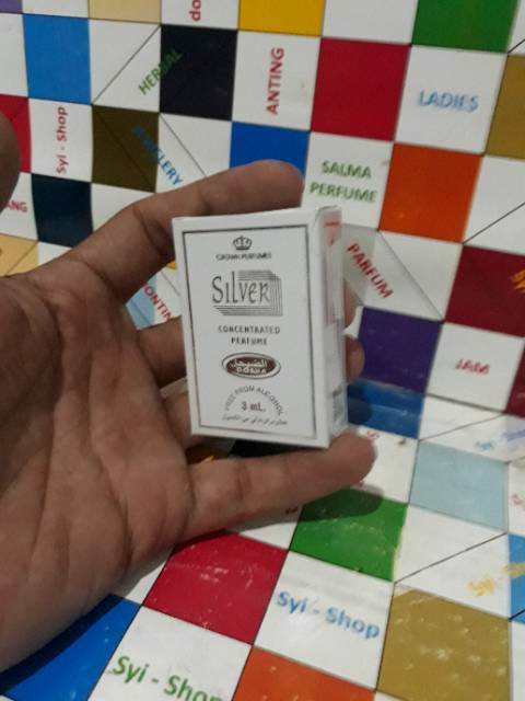 Parfum SILVER  Roll On Non Alkohol 3 ml DOBHA
