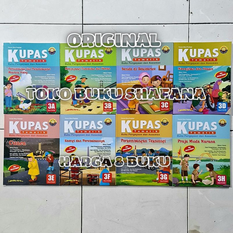 Buku Kupas Tematik 3A 3B 3C 3D 3E 3F 3G 3H Yudhistira Kelas 3 SD K13 Edisi Revisi - Pengayaan dan Assesmen