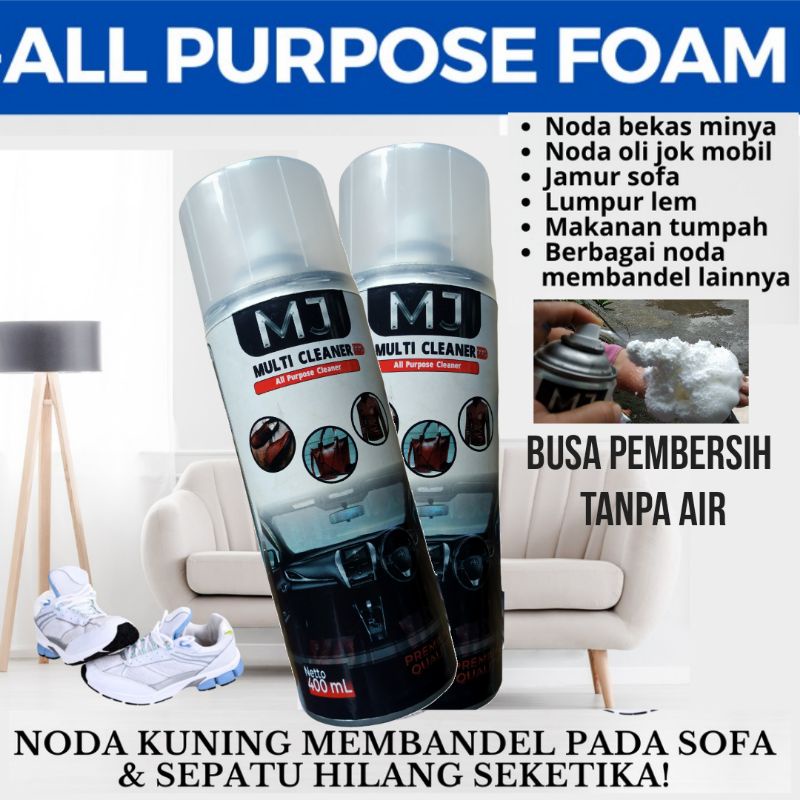 Pembersih plafon mobil foam MJ 400 ml/pembersih interior mobil