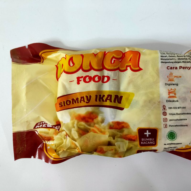 

Siomay ikan plus Bumbu Kacang isi 9pcs
