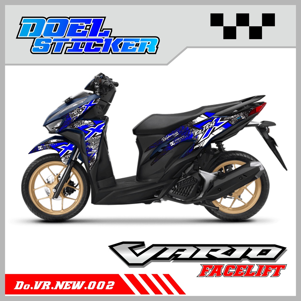 Stiker Striping Semifull Vario 125 / 150 New 2018 2019 2020 Hoonigan Desain DOEL-002B