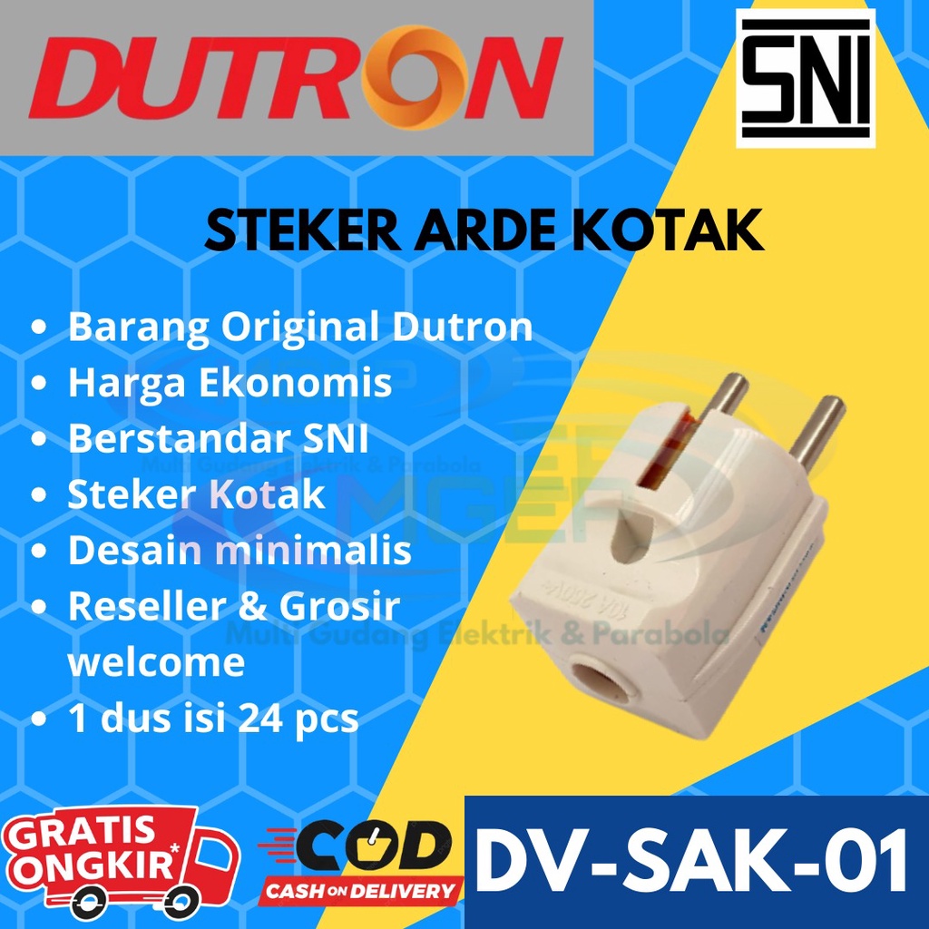 DUTRON STEKER ARDE KOTAK Ecer Grosir DT SAK 01