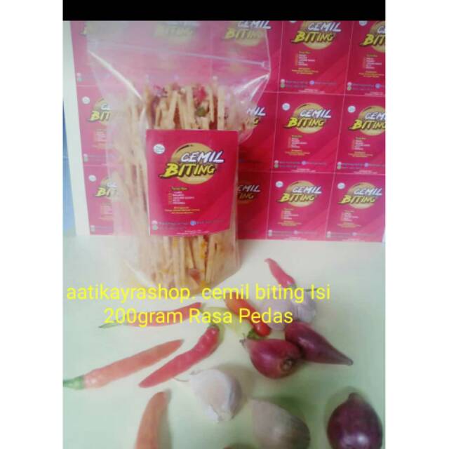 

Cemil Biting (cemilan khas pekalongan,Mie lidi besar)