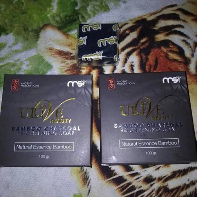 Bamboo charcoal soap