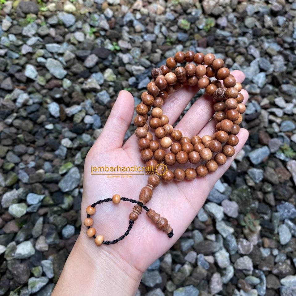 Tasbih Kayu Stigi / Tasbih Kayu Bertuah Stigi Original Bergaransi